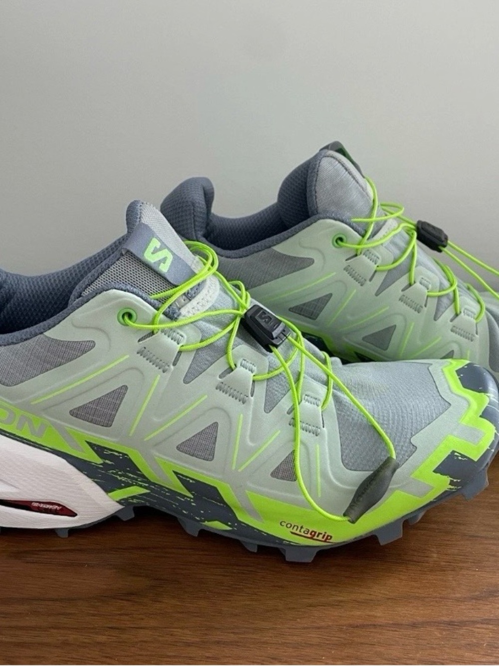 Salomon Women's Ortholite Speedcross 6 Trail Running Sneakers Size 8 - Picture 2 of 9